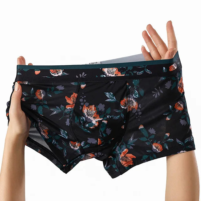 Floral U-Convex Pouch Boxer