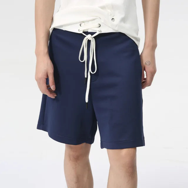 Minimalist Loose Casual Solid Shorts