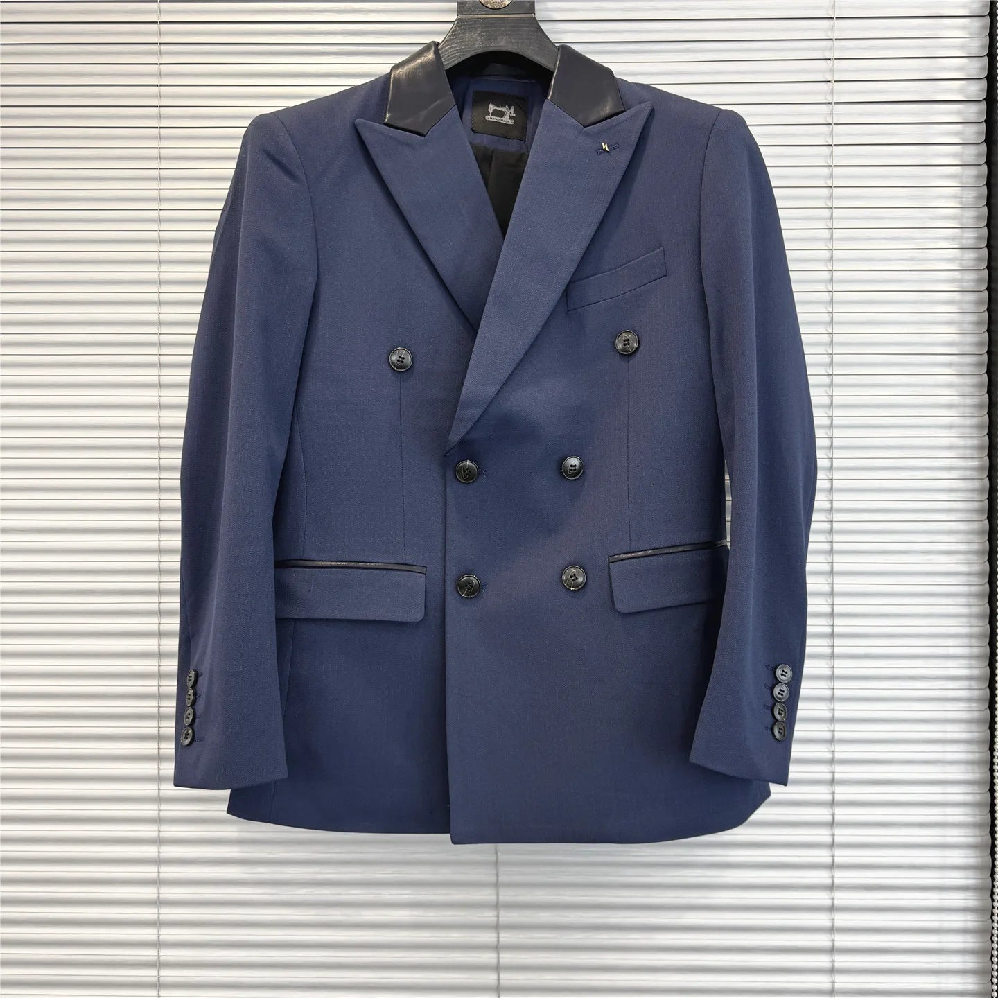 Double-Breasted Structured Blazer