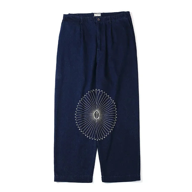 Hirata Hohiro Embroidered Loose Jeans