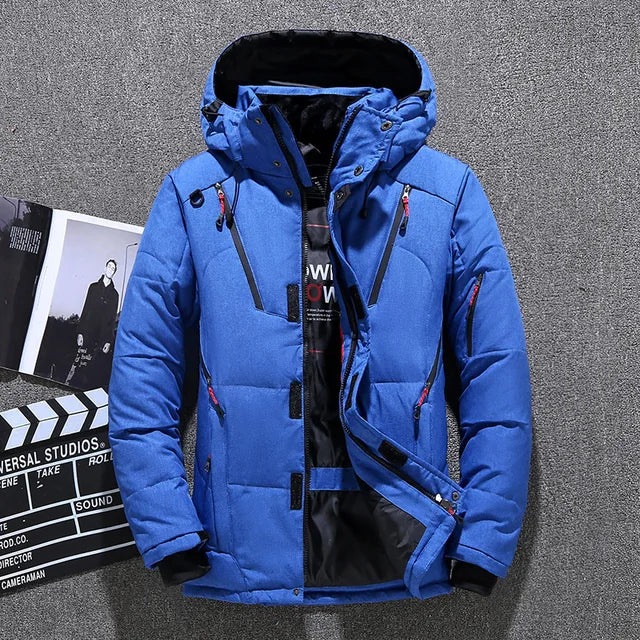 Warm Hooded Thick Polyester Parka