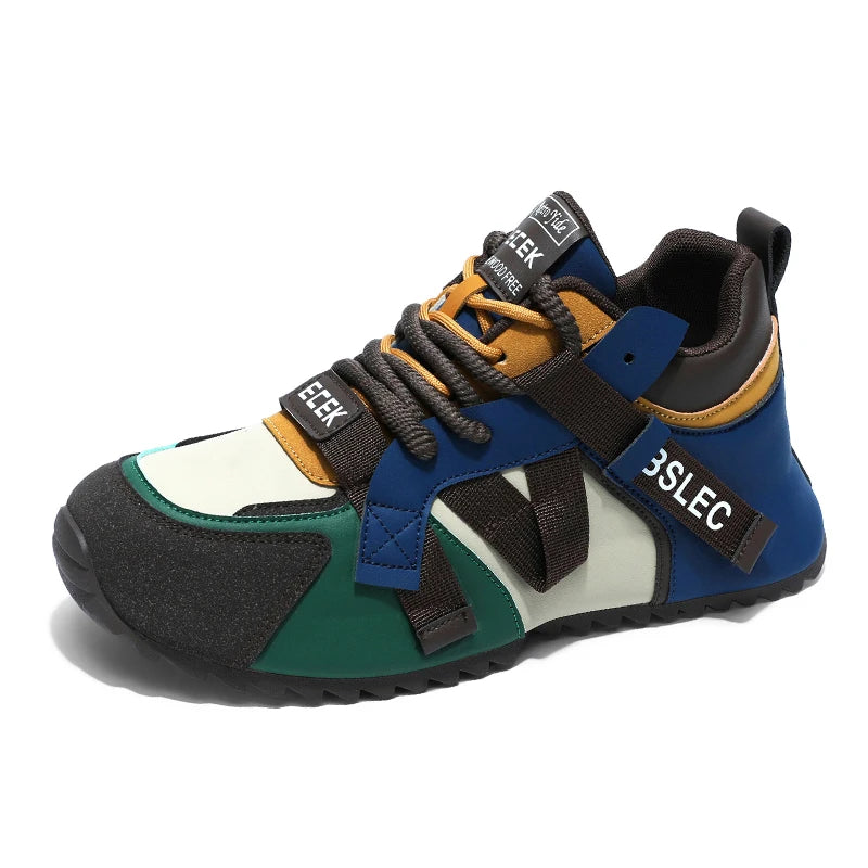 Street Style Mixed Colors Canvas Sneakers