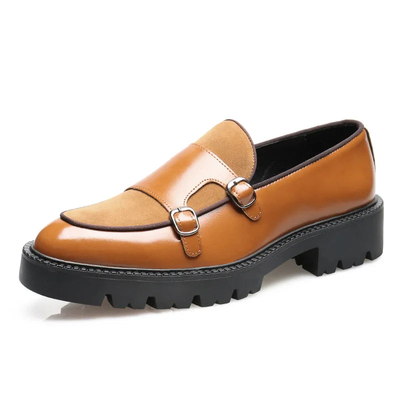 Thick-soled British Style Men's Loafers