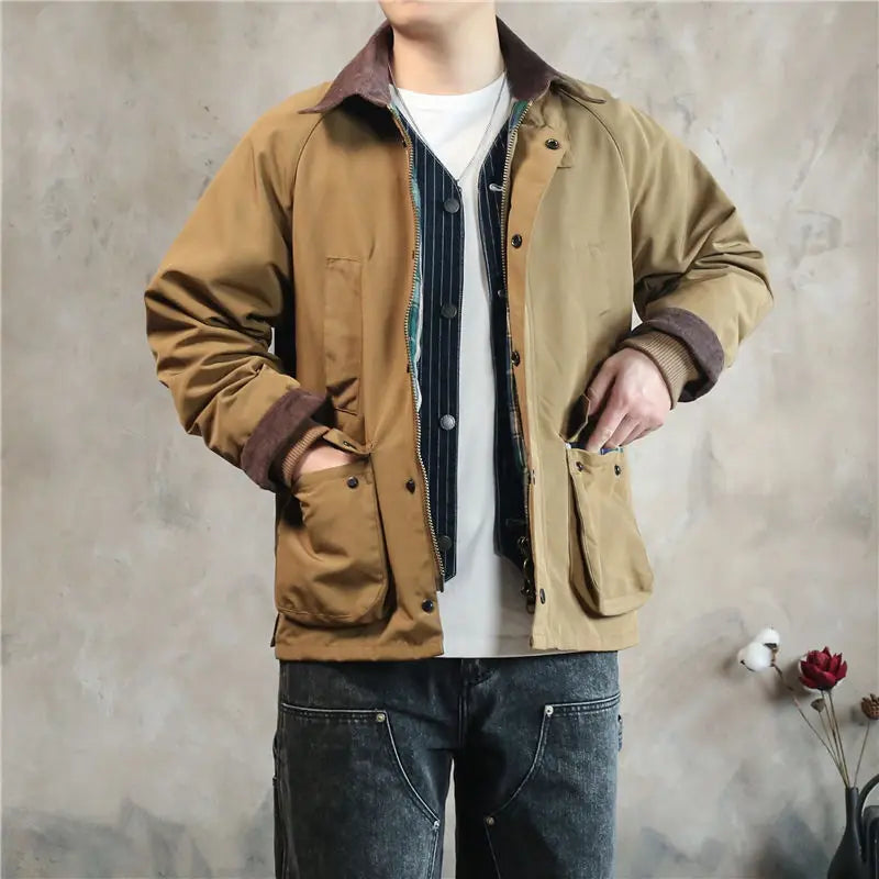 Retro Classic Multi-Pocket Casual Jacket