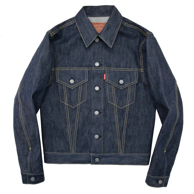 Single Breasted Blue Denim Jacket