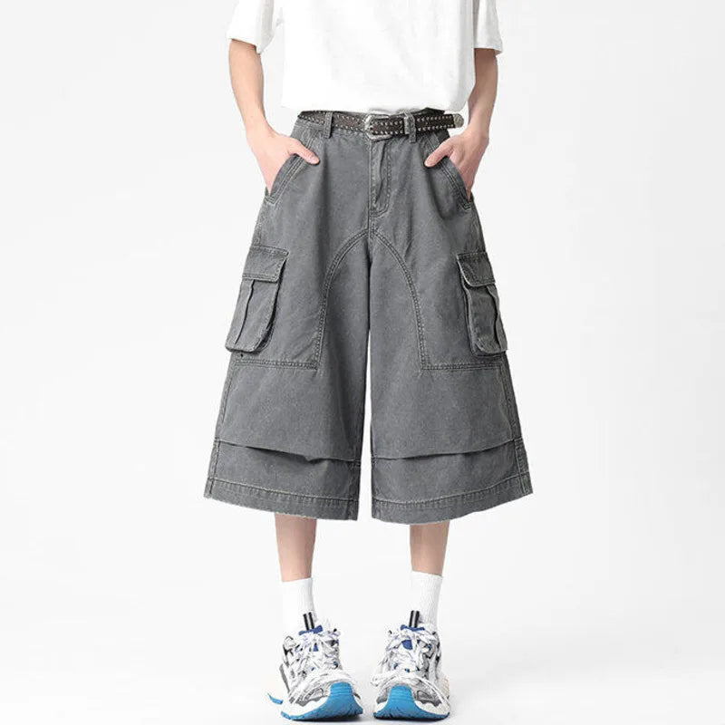 Casual Simple Men's Loose Cargo Shorts