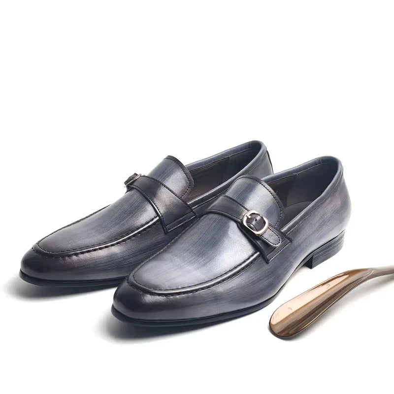 Deluxe Elegant Buckle Men's Loafers