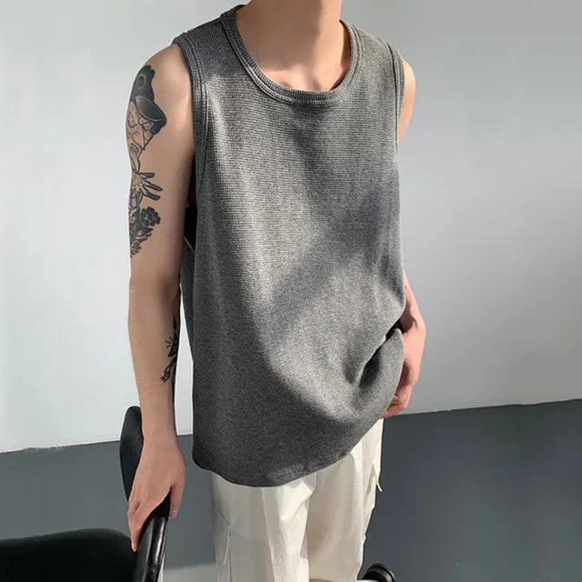 Minimalist Casual Loose Men's Tank Top