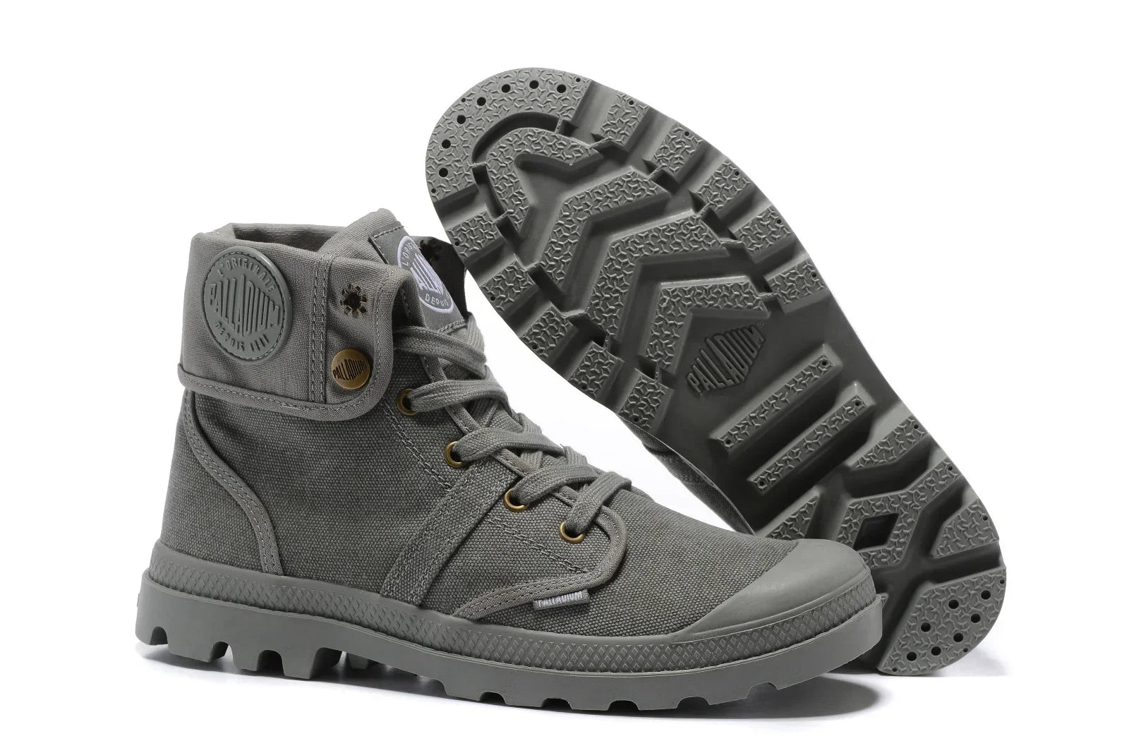 Canvas Lug Sole Tactical Boots