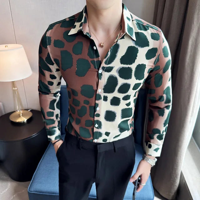 Casual Animal Printed Fit Shirt