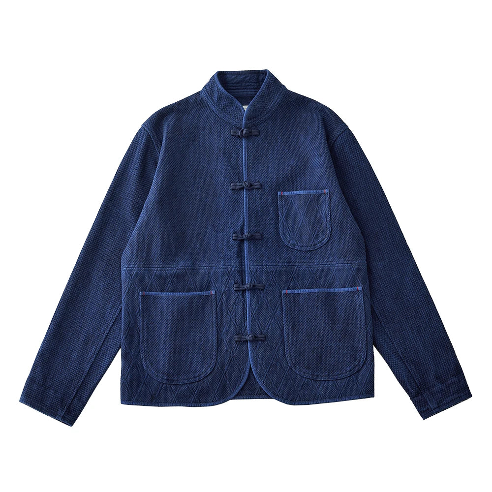 Multi-pocket Chinese Traditional Style Jacket