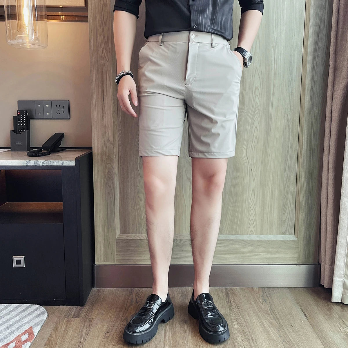 Simple Casual Breathable Chino Shorts