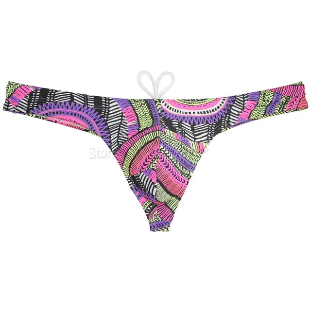 Colorful Geometric Printed Briefs