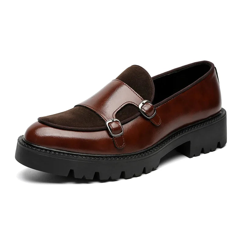 Thick-soled British Style Men's Loafers