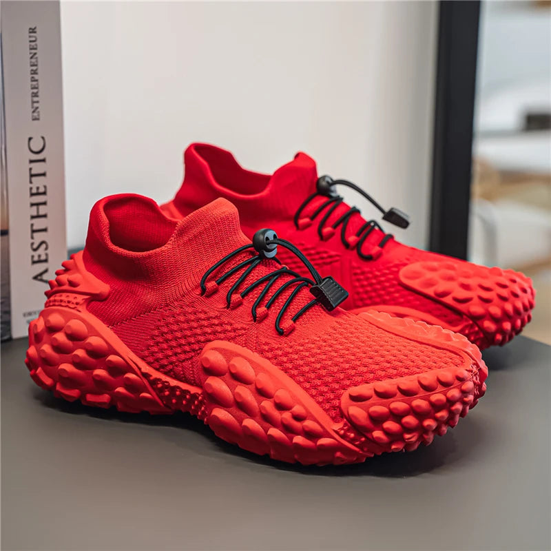 Chunky Grip Sole Slip-On Sneakers