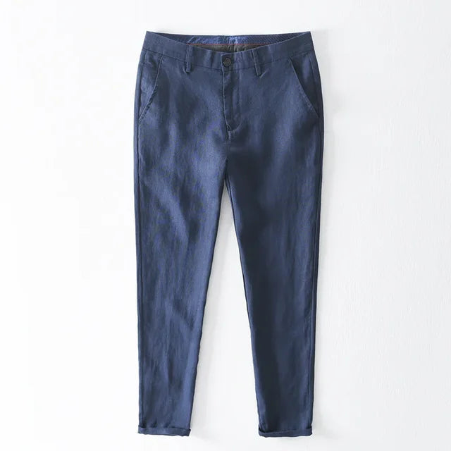 Linen Casual Loose Straight Pants