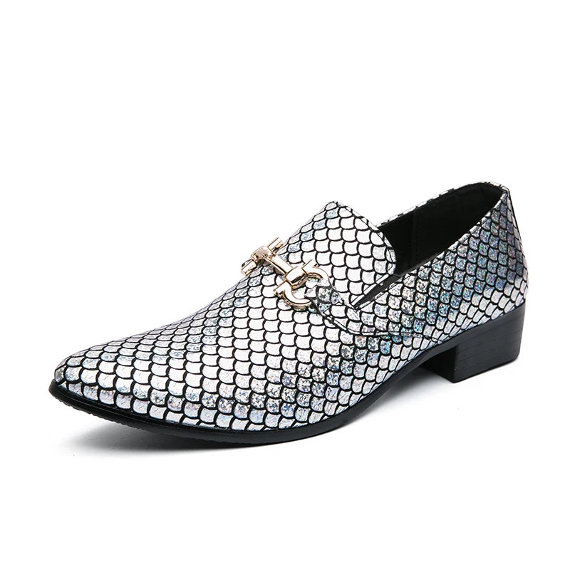 Luxurious Leather Banquet Dress Loafers