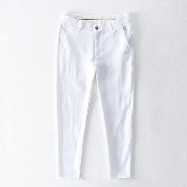 Linen Casual Loose Straight Pants