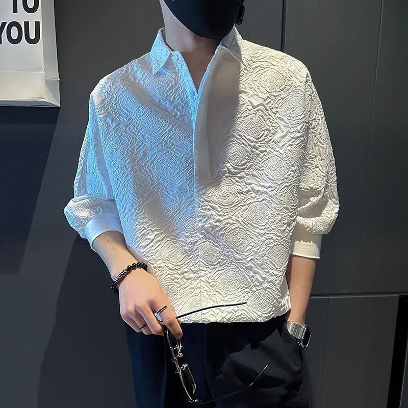 Geometric Graphic Half Sleeve Shirt