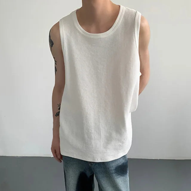 Minimalist Casual Loose Men's Tank Top