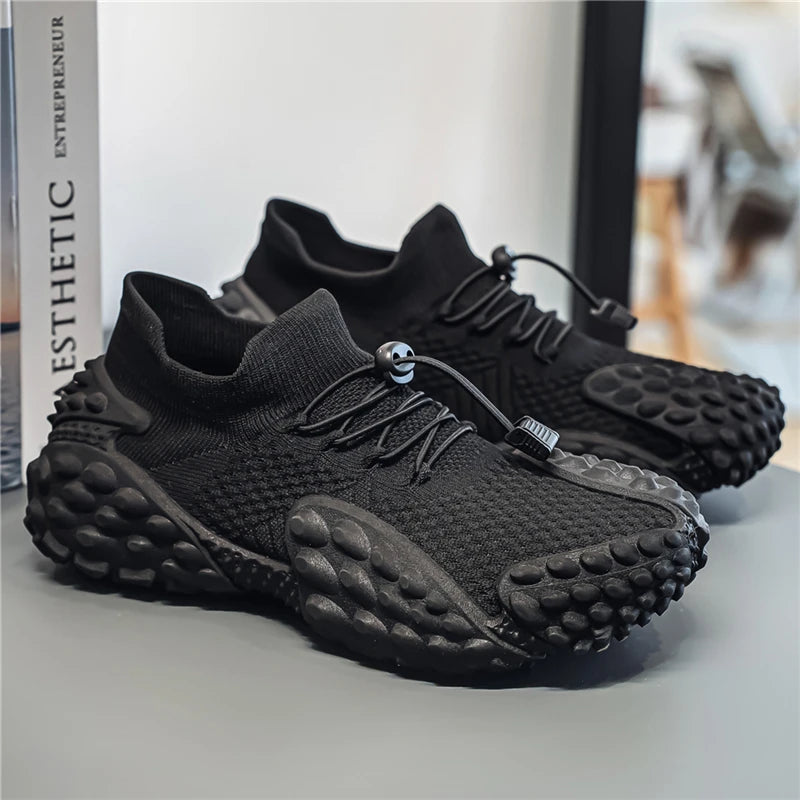 Chunky Grip Sole Slip-On Sneakers