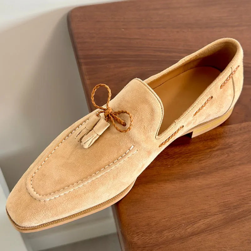 Tassels Leisure Square Toe Loafers