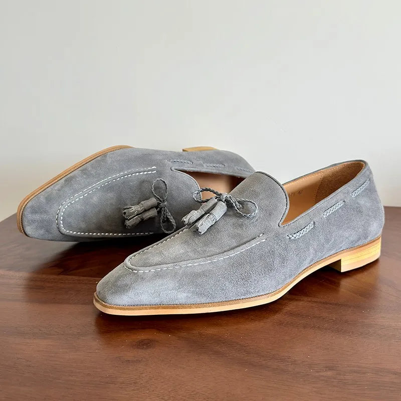 Tassels Leisure Square Toe Loafers