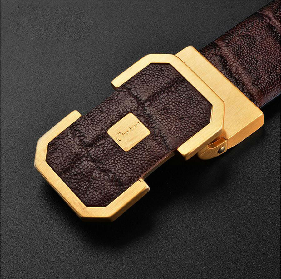 Elegant Gentleman Leather Buckle Men Leather Belt - FanFreakz