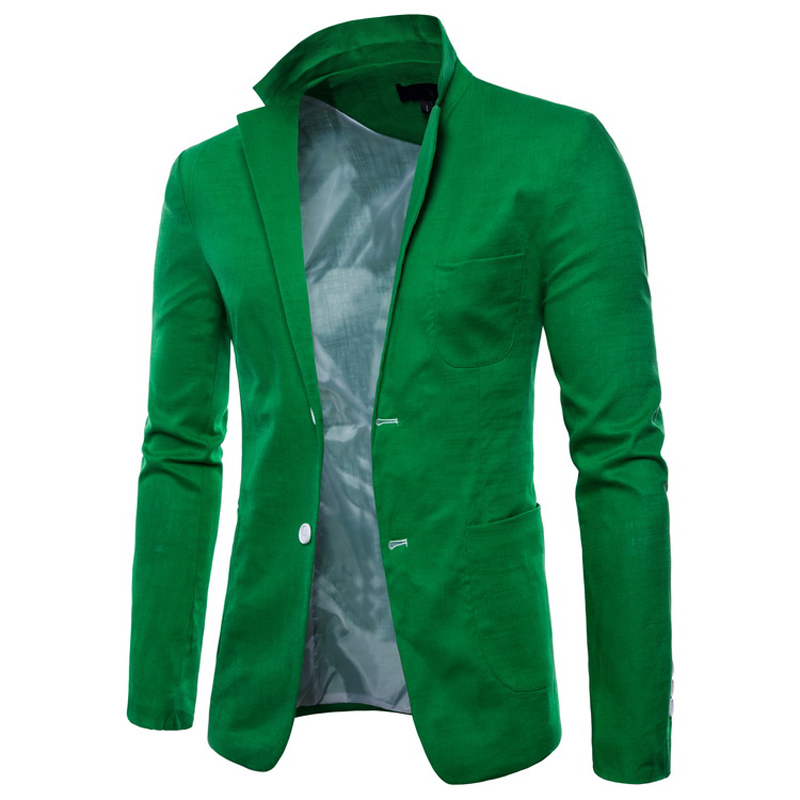 Solid Bright Colour Men Casual Blazer