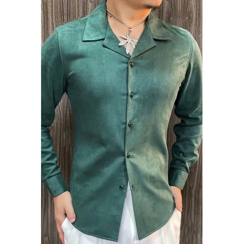 Solid Color Formal Dress Shirt