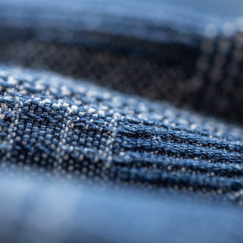 Retro Jacquard Patchwork Denim Shirt