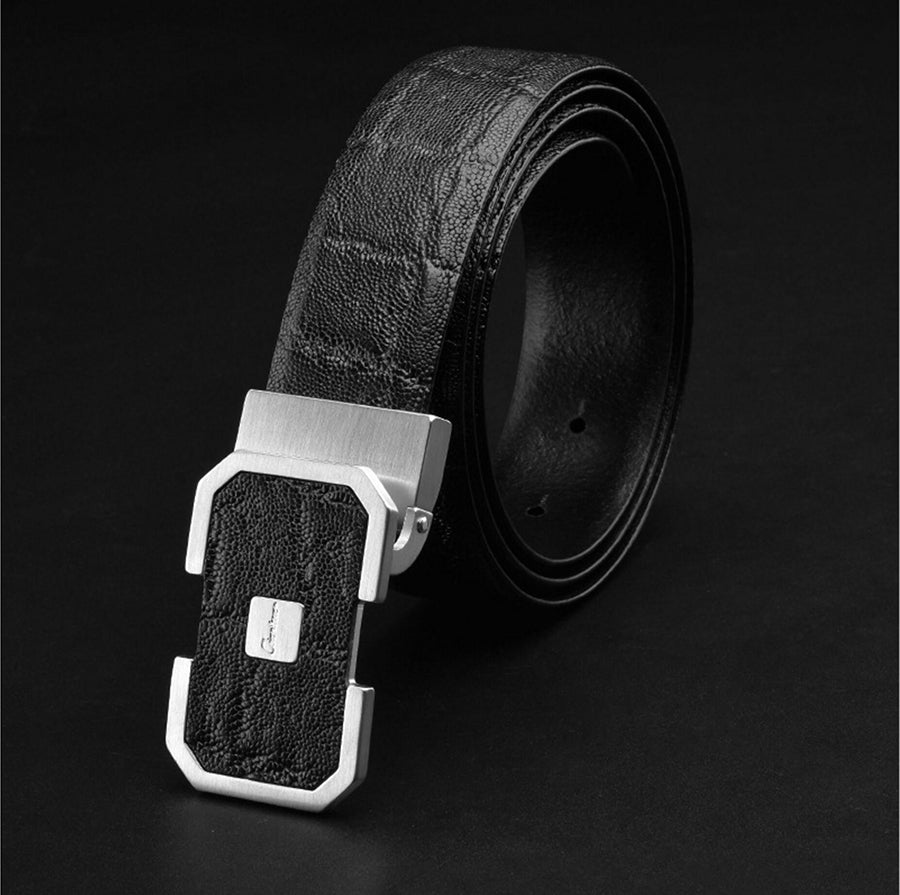 Elegant Gentleman Leather Buckle Men Leather Belt - FanFreakz