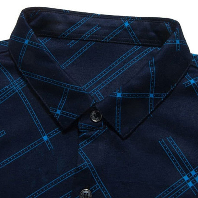 Cross Geometric Style Long-Sleeved Shirts