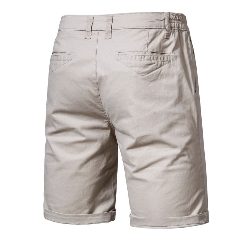 Summer Solid Color Cotton Shorts