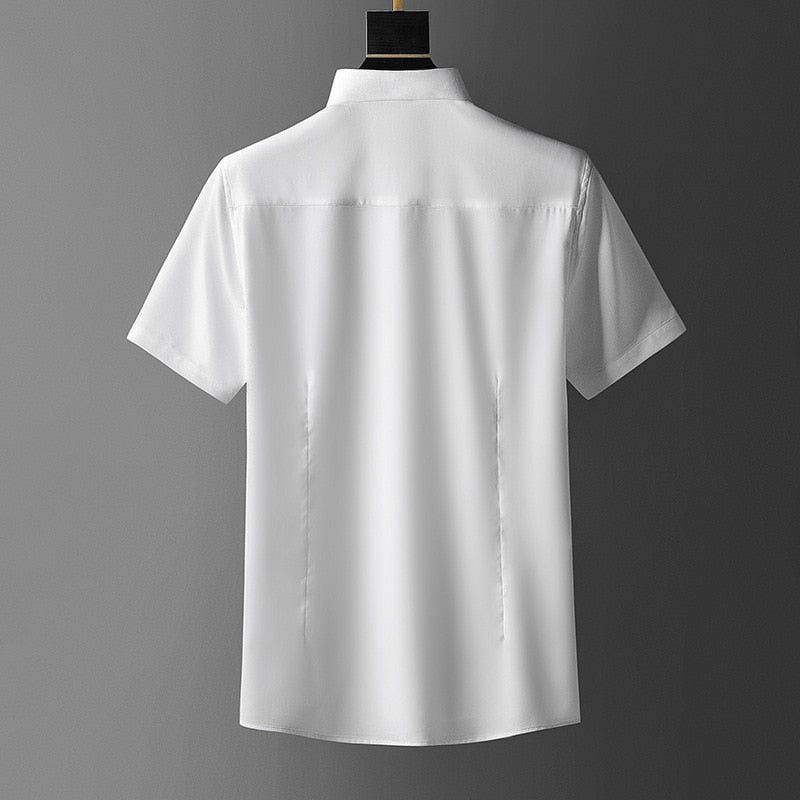 RCN Letter And Collar Wings Decorated Shirt