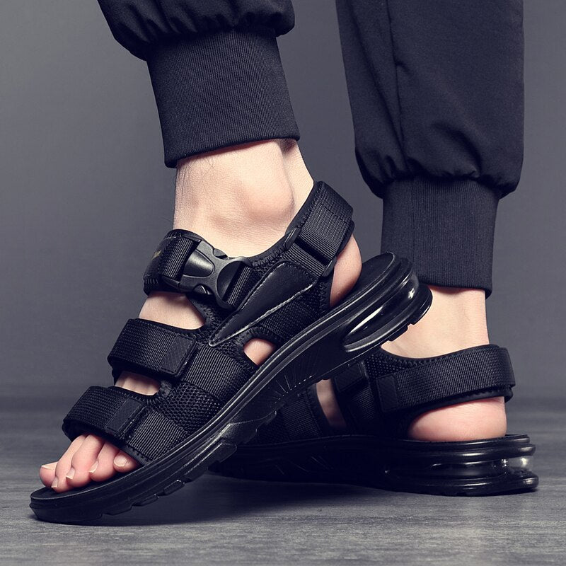 Black Summer Gladiator Sandals