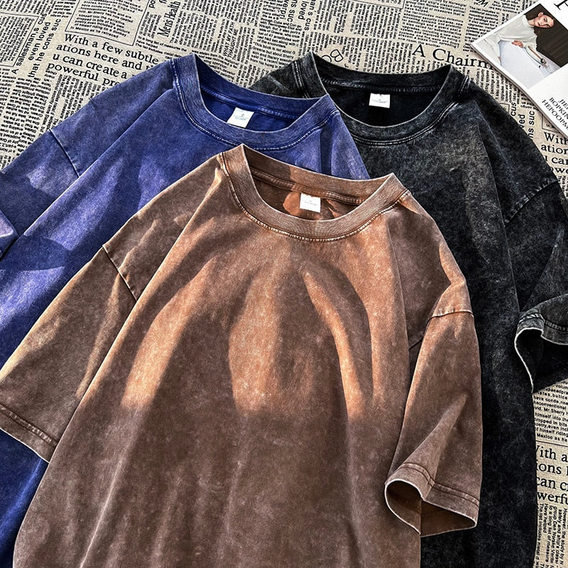 Casual Combed Cotton Oversize T-Shirt