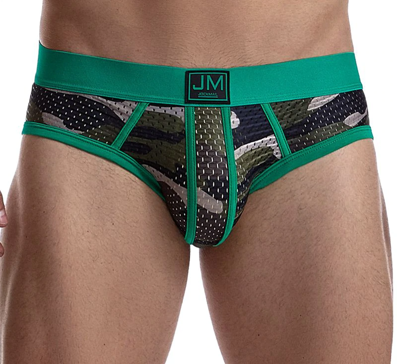 Camouflage Design Nylon Man Briefs