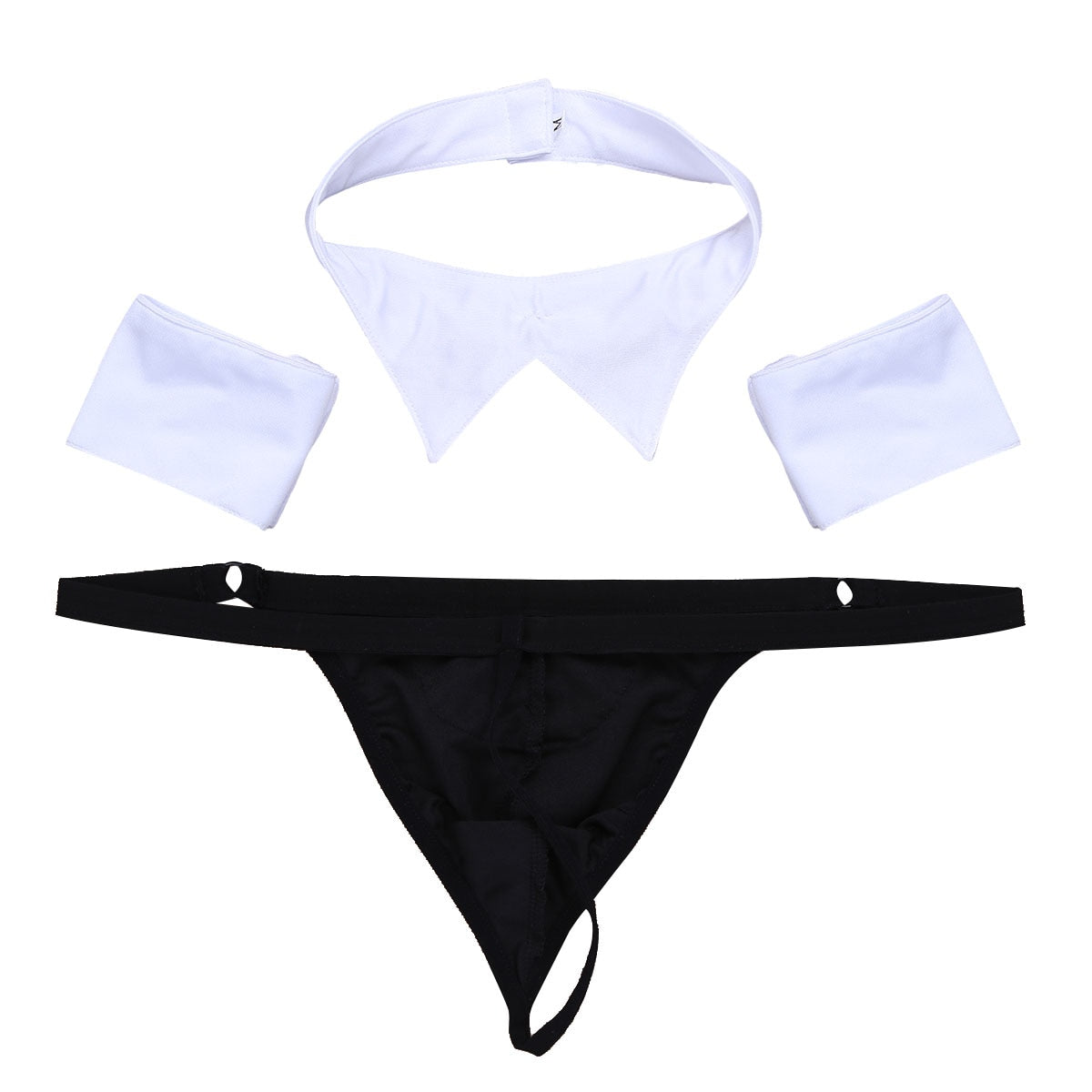 Waiter Lingerie Suit Open Set