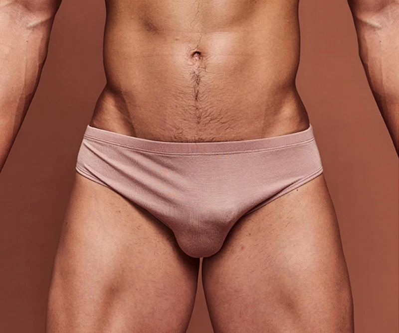 Comfortable Solid Seamless Man Brief