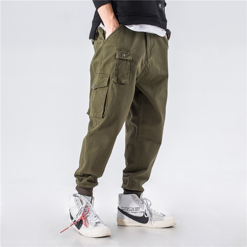 Multi Pockets Casual Cargo Jogger Men Pant