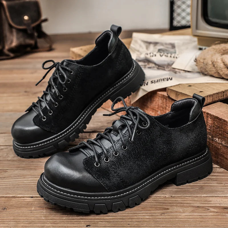 Suede Rubber Sole Casual Sneakers