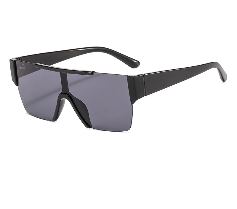 Plastic Frame and Lenses Sport Sunglasses