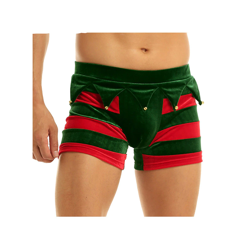 Santa Elves Cosplay Polyester Boxer