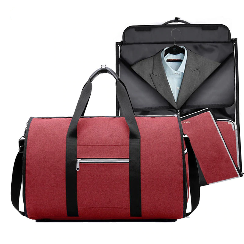 Foldable Men Duffle Bags with Suits Compartment