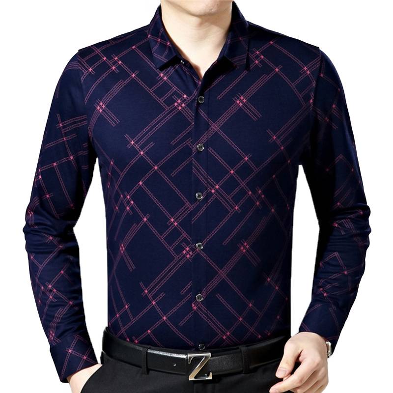 Cross Geometric Style Long-Sleeved Shirts