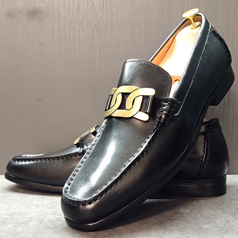 Coal Gold Chain Slip-On Shoes