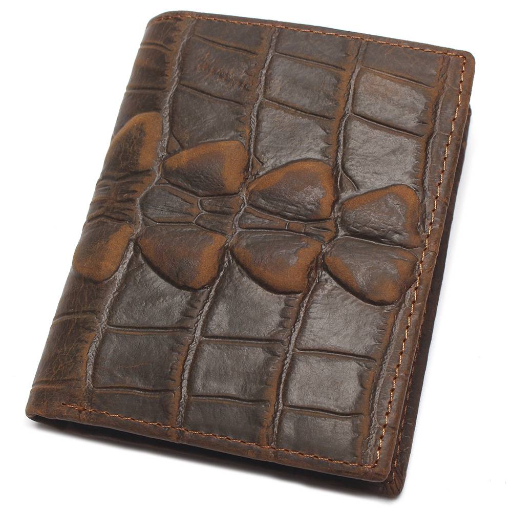 Crocodile Style PU Leather Wallet