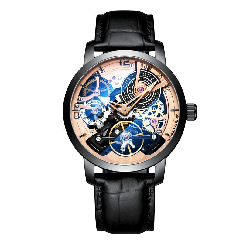 Original Skeleton Design Automatic Tourbillon Men Watches