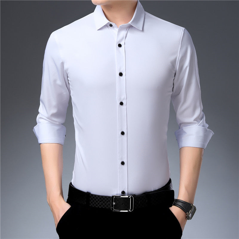 Anti-wrinkle Elasticity Slim Fit Shirts